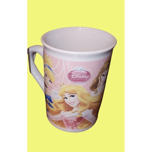 Disney Princess Ceramic Mug 2014 FCC Ariel Belle Rapunzel Aurora - Picture 2 of 6